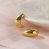 chunky gold earring