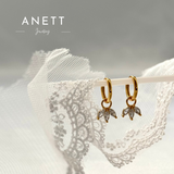 Hannah Dangle Marquise GOLD Earrings