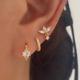 Hannah Stud Gold Earring