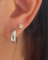 5mm Basic Simple Hoops 6mm 8mm 10mm 12mm SILVER