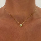 Faith Opal GOLD Necklace - Sterling Silver