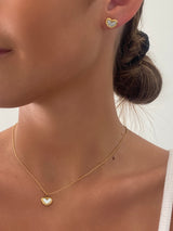 Esmae Love Heart Necklace - Stainless Steel