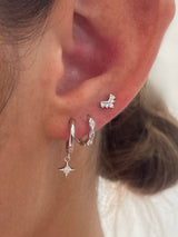Clara Mini Stud Earrings SILVER
