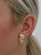Fay Angel's Wing Stainless Steel Earrings-Gold