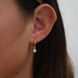 4 Clover Dangle Earrings GOLD