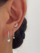 Dainty Silver Dangle Earrings