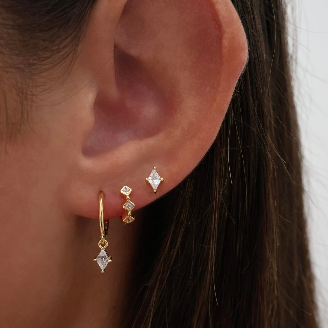 Mia Diamond CZ Dangle Earring Gift Set