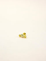 Mooni Screw Flat Back Helix Stud Earring Gold- 1 piece