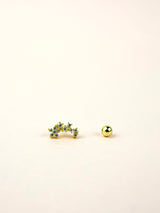 Daisy Ball Screw back Helix Stud Earring GOLD