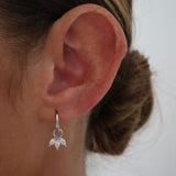 Hannah Dangle Marquise SILVER Earrings