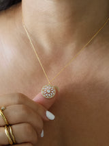 Oracle Sterling Silver Necklace- Gold