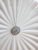 Oracle Sterling Silver Necklace- Silver