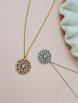 Oracle Sterling Silver Necklace- Gold