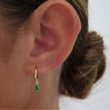 Mia Green Diamond Earrings