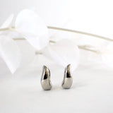 Willow Twist Silver Hoop B. Small