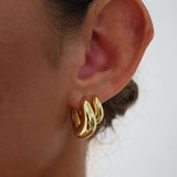 Willow Twist Gold Hoop A + B