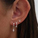 Grace Dangle Silver Earring Set Sterling Silver