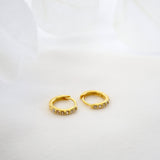 Mia Huggie Earrings GOLD Sterling Silver B. Huggie