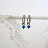 Ines Blue Lagoon Dangle Earring SILVER v2 A. Ines Blue Dangle