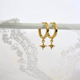 Olivia Charlotte Dangle Earrings GOLD A. Olivia Dangle