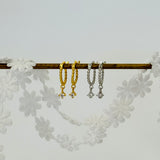 Dainty CZ Dangle Earrings 925 Sterling Silver Gold