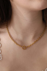 Rosetta Bold Chain Necklace + Bracelet - Stainless Steel Necklace
