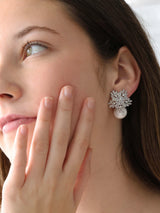 Lunaria Mist Whisper Pearl Earrings