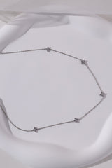 Blooming Grace Sterling Silver Necklace- Silver