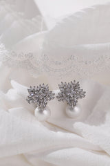 Lunaria Mist Whisper Pearl Earrings