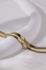 Snake Chain Necklace 2.5mm 4mm - Stainless Steel