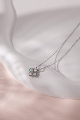 Faith Opal SILVER Necklace - Sterling Silver