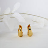 Willow Twist Gold Hoop B. Small