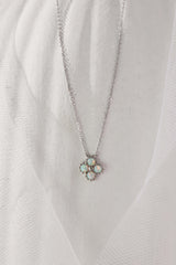 Faith Opal SILVER Necklace - Sterling Silver