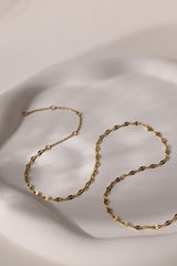 Mistara Twist Diamond Link Chain - Stainless Steel