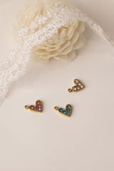 Love Heart Mistara Twist Diamond Link Chain - Stainless Steel