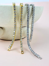 Lanette Diamond CZ Tennis Bracelet Gold