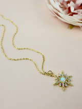 Ophelia Opal Sterling Silver Necklace