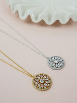 Oracle Sterling Silver Necklace- Gold