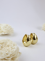 Aurora Big Chunky Gold Hoop Earrings 1.4cm Thick