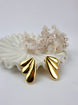 Tinker Golden Harmony Stainless Steel Earrings Gold