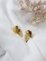 Fay Angel's Wing Stainless Steel Earrings-Gold