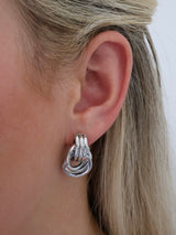 Collete Knot Earrings - SILVER