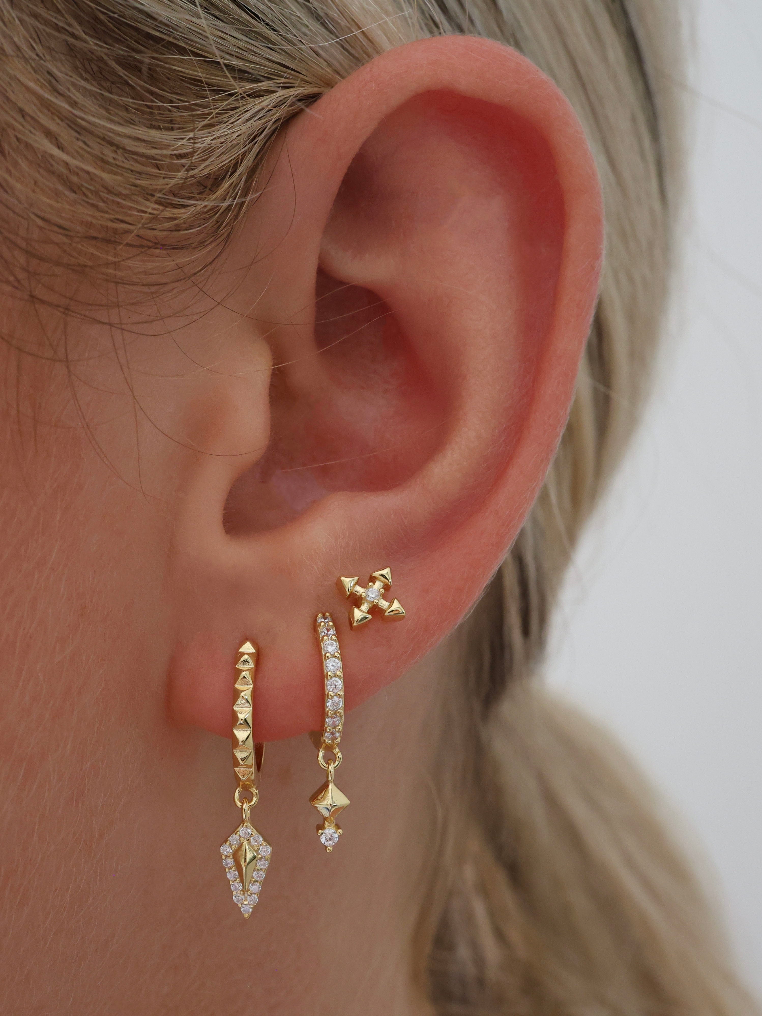 Sylvie Dangle Earring Set - GOLD