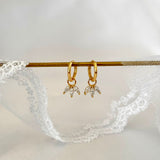 Hannah Dangle Marquise GOLD Earrings A. Hannah Dangle
