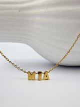Pari Custom A-Z Letter Pendant Necklace - Stainless Steel