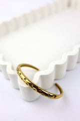 Celestial Glow Bangle Stacks Stainless Steel A. Celestial