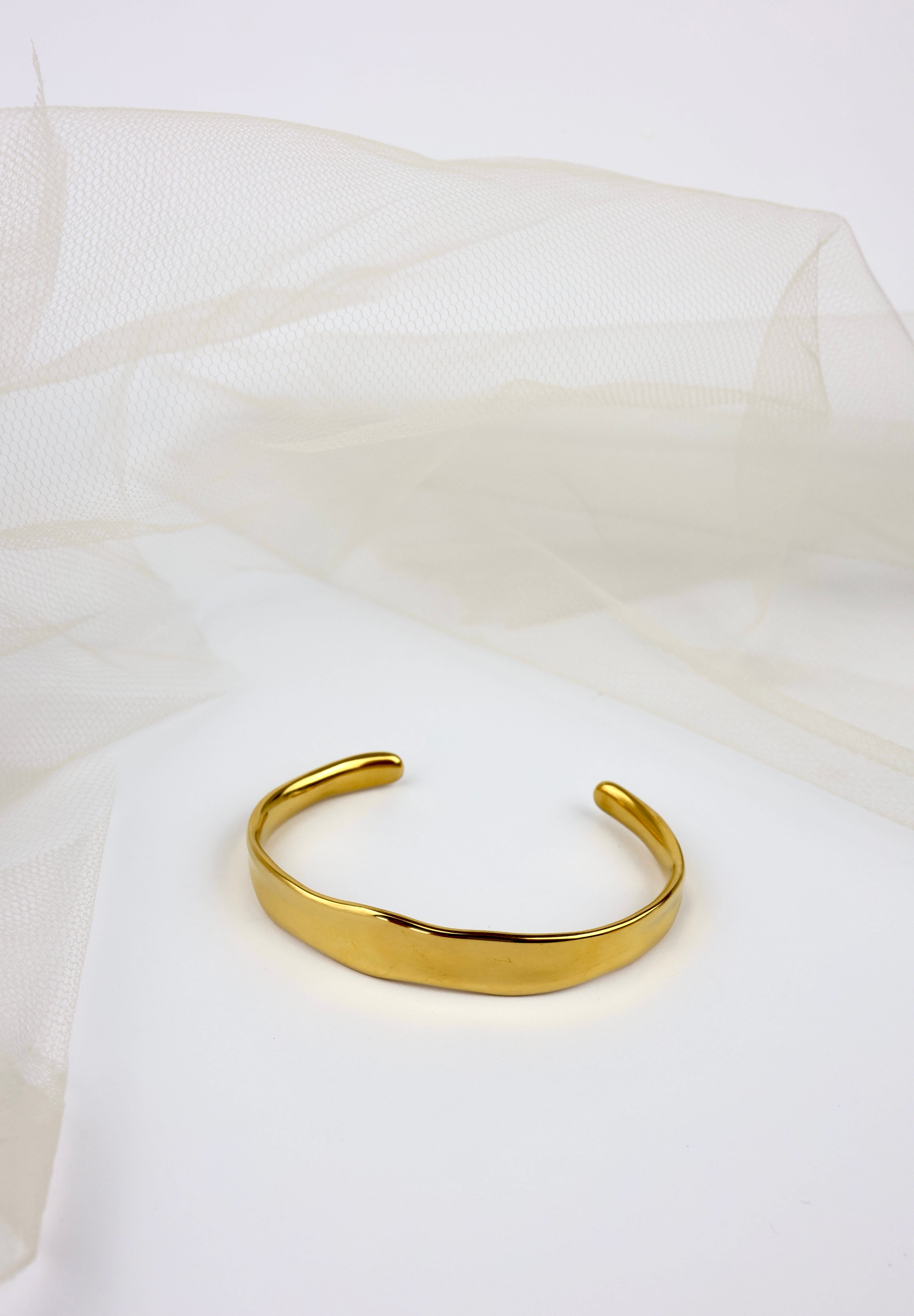 Maeve Gold Bangle Stainless Steel