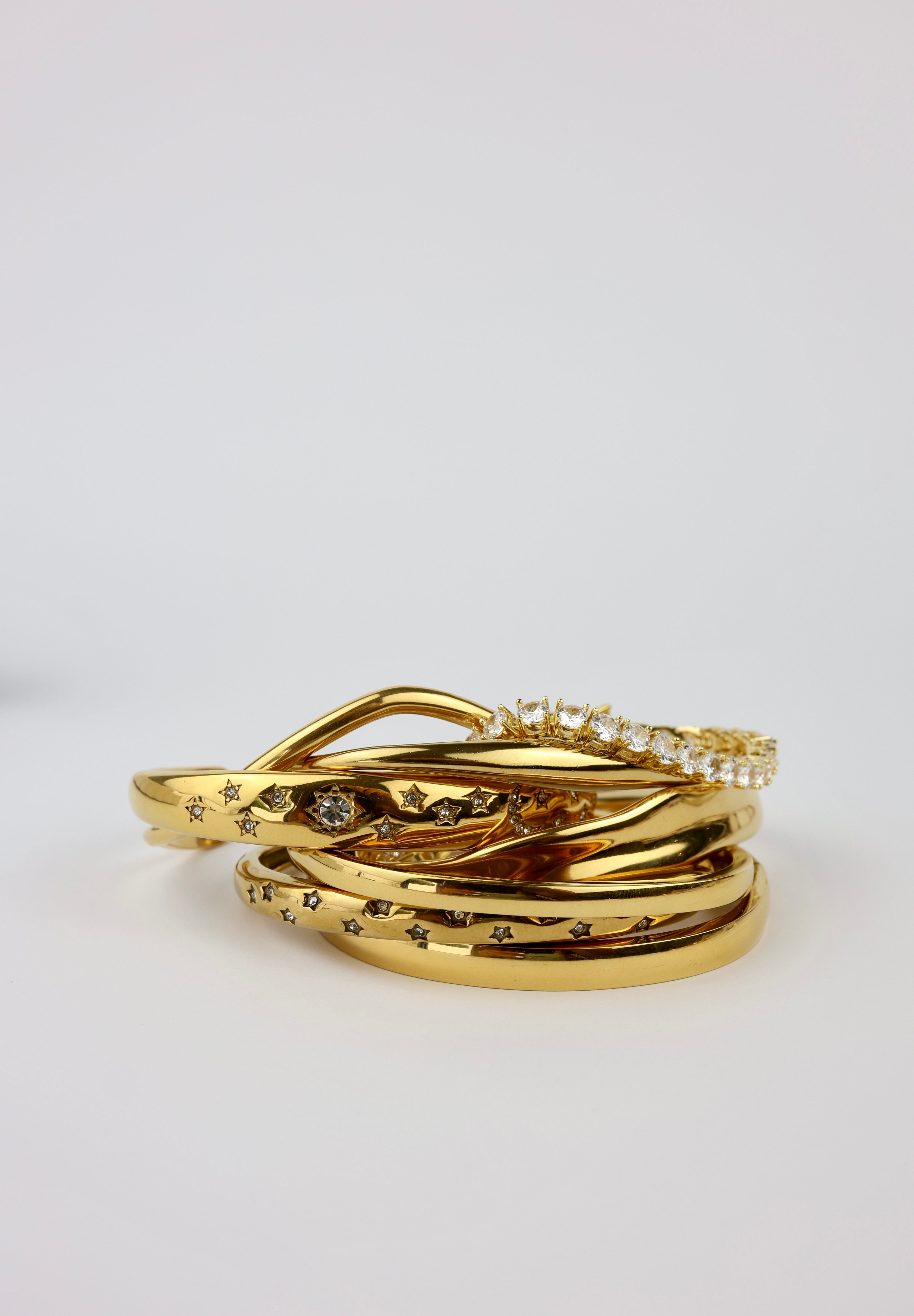 Maeve Gold Bangle Stainless Steel