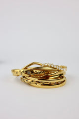 Maeve Gold Bangle Stainless Steel