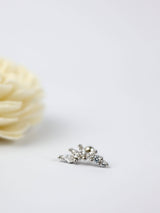 Ball Screw back Helix Angel Stud Earring SILVER - 1 Piece